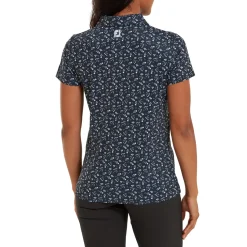 FootJoy Pikétröjor Dam-Floral Print Navy And White