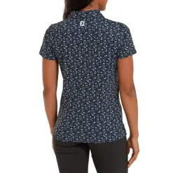 FootJoy Pikétröjor Dam-Floral Print Navy And White