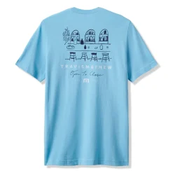 Travis Mathew Pikétröjor Herr-Gelato Tasting Air-Blue