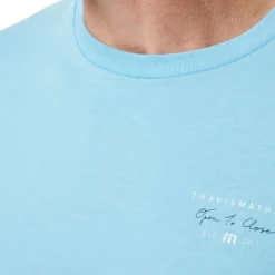 Travis Mathew Pikétröjor Herr-Gelato Tasting Air-Blue