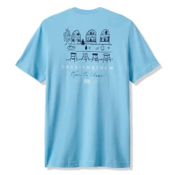 Travis Mathew Pikétröjor Herr-Gelato Tasting Air-Blue