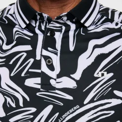 J.Lindeberg Pikétröjor Herr-George Polo Scribble JL White