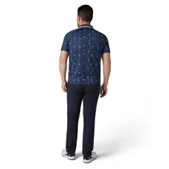 Callaway Pikétröjor Herr-Golf Collection Print Polo Blå Peacoat