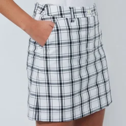 Daily Sports Shorts Dam-Golf Plaid 41 Cm Vit White-Black