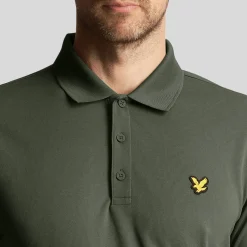 Lyle & Scott Pikétröjor Herr-Golf Tech Polo Grön Grön (Cactus Gr X65)