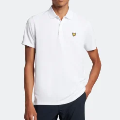 Lyle & Scott Pikétröjor Herr-Golf Tech Polo Vit Vit (626)