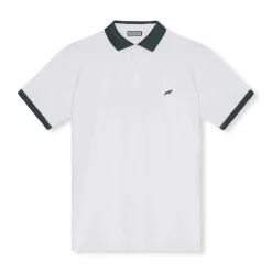 Goatlane Pikétröjor Herr-Golf Tech Polo Vit Grön White/Green
