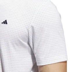 Adidas Pikétröjor Herr-Go-To Print Polo Vit White