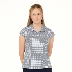 Func Factory Pikétröjor Dam-Grace Navy Print (840)