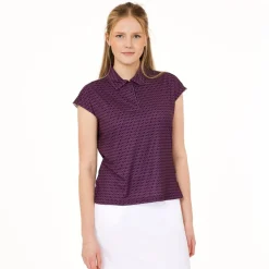 Func Factory Pikétröjor Dam-Grace Velvet Print (842)