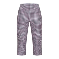 Röhnisch Capribyxor Dam-Grace Capri Minicheck-Pink