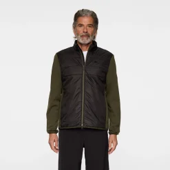 J.Lindeberg Jackor Herr-Gregory Hybrid Jacket Forest-Green