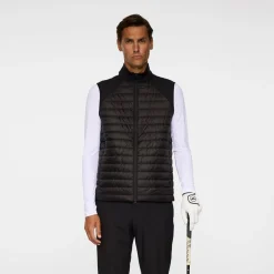 J.Lindeberg Västar Herr-Hayden Quilt Hybrid Vest Svart Black