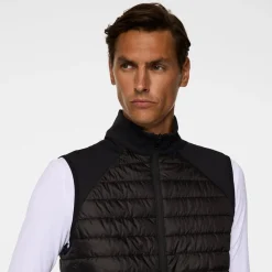 J.Lindeberg Västar Herr-Hayden Quilt Hybrid Vest Svart Black