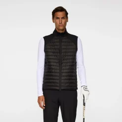 J.Lindeberg Västar Herr-Hayden Quilt Hybrid Vest Svart Black