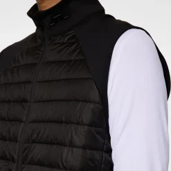 J.Lindeberg Västar Herr-Hayden Quilt Hybrid Vest Svart Black