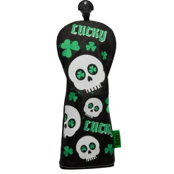 Pure Headcovers-Headcover Fairwaywood Svart Grön Lucky/Svart/Grön