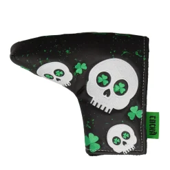 Pure Headcovers-Headcover Putter Blade Svart Grön Lucky/Svart/Grön