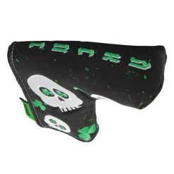 Pure Headcovers-Headcover Putter Blade Svart Grön Lucky/Svart/Grön
