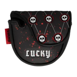 Pure Headcovers-Headcover Putter Mallet Vit Lucky/ Svart/Vit