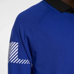 J.Lindeberg Tröjor Herr-Heath Knitted Sweater Clematis-Blue