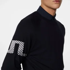 J.Lindeberg Tröjor Herr-Heath Knitted Sweater Blå JL Navy