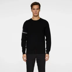 J.Lindeberg Tröjor Herr-Heath Knitted Sweater Svart Black