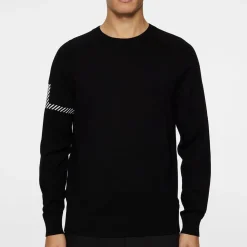 J.Lindeberg Tröjor Herr-Heath Knitted Sweater Svart Black