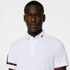 J.Lindeberg Pikétröjor Herr-Heath Regular Fit Golf Polo Vit White