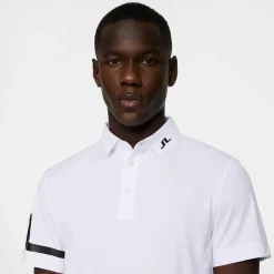 J.Lindeberg Pikétröjor Herr-Heath Regular Fit Golf Polo Vit White