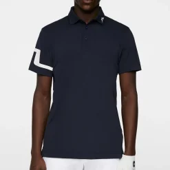 J.Lindeberg Pikétröjor Herr-Heath Regular Fit Golf Polo Blå JL Navy
