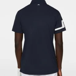 J.Lindeberg Pikétröjor Herr-Heath Regular Fit Golf Polo Blå JL Navy