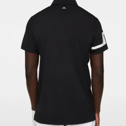 J.Lindeberg Pikétröjor Herr-Heath Regular Fit Golf Polo Svart Black