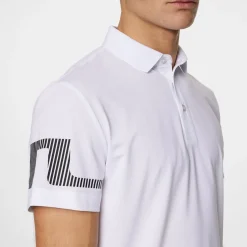 J.Lindeberg Pikétröjor Herr-Heath Strike Polo Vit White
