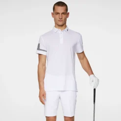 J.Lindeberg Pikétröjor Herr-Heath Strike Polo Vit White