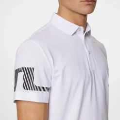 J.Lindeberg Pikétröjor Herr-Heath Strike Polo Vit White