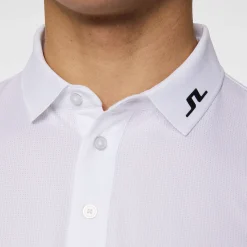 J.Lindeberg Pikétröjor Herr-Heath Strike Polo Vit White