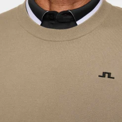 J.Lindeberg Tröjor Herr-Henry Knitted Sweater Brindle