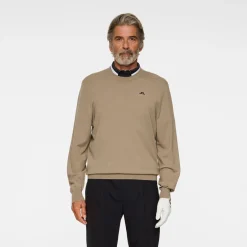 J.Lindeberg Tröjor Herr-Henry Knitted Sweater Brindle