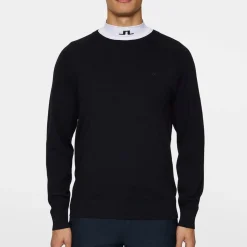 J.Lindeberg Tröjor Herr-Henry Knitted Sweater Blå JL Navy