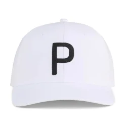 Puma Kepsar-Heritage P Tech Cap White Glow- Black