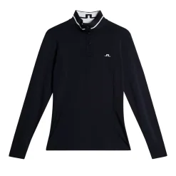 J.Lindeberg Tröjor Dam-Hertta Long Sleeve Polo Blå JL Navy