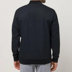 Travis Mathew Tröjor Herr-Highway M 1/4 Zip Svart Black