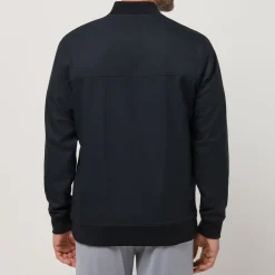 Travis Mathew Tröjor Herr-Highway M 1/4 Zip Svart Black