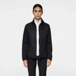 J.Lindeberg Jackor Dam-Holma Quilt Hybrid Svart Black