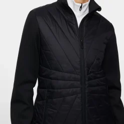 J.Lindeberg Jackor Dam-Holma Quilt Hybrid Svart Black