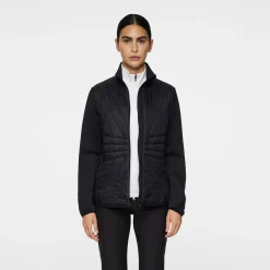 J.Lindeberg Jackor Dam-Holma Quilt Hybrid Svart Black