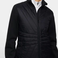 J.Lindeberg Jackor Dam-Holma Quilt Hybrid Svart Black