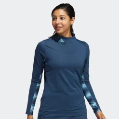 Adidas Tröjor Dam-H.Rdy Ls Mk CrewNavy-HazySky
