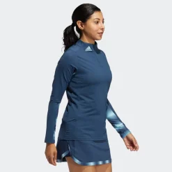 Adidas Tröjor Dam-H.Rdy Ls Mk CrewNavy-HazySky